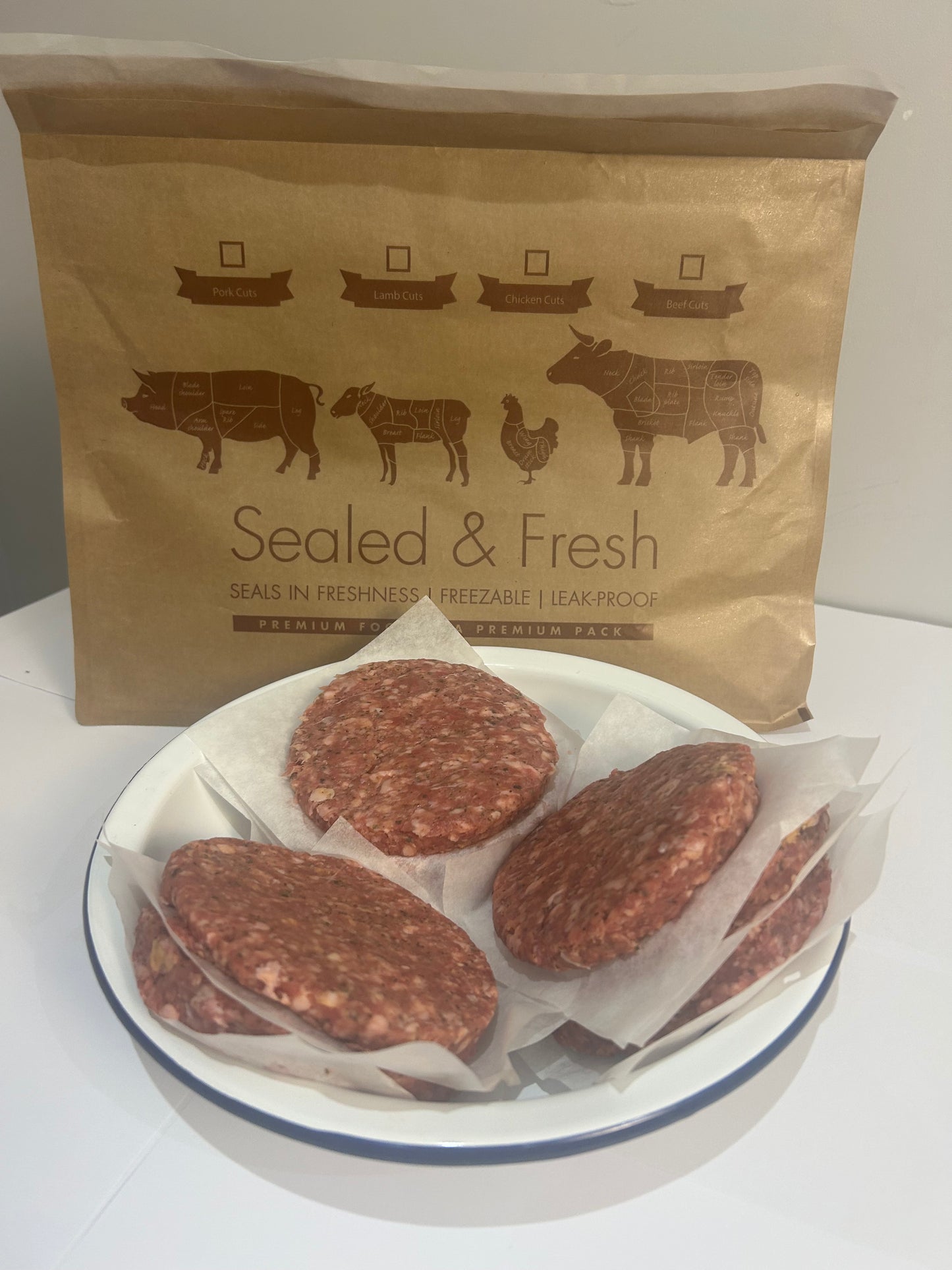 Whole Lamb/Mutton Burgers