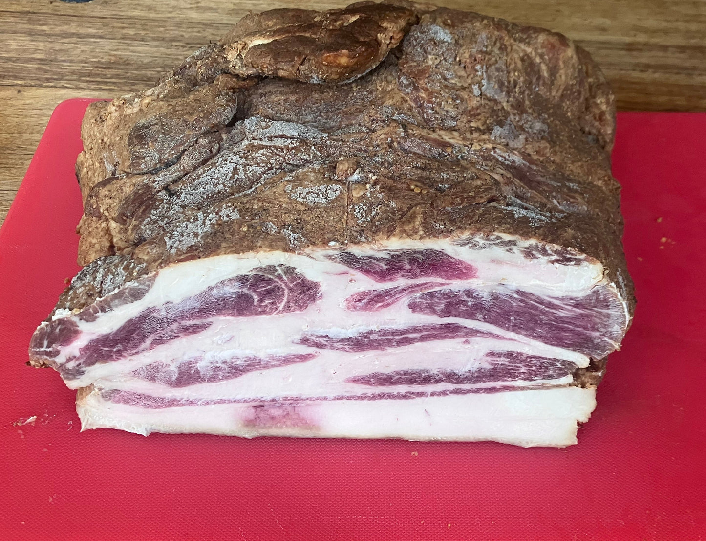 Thick Sliced Traditional Dry Cured Shoulder Bacon