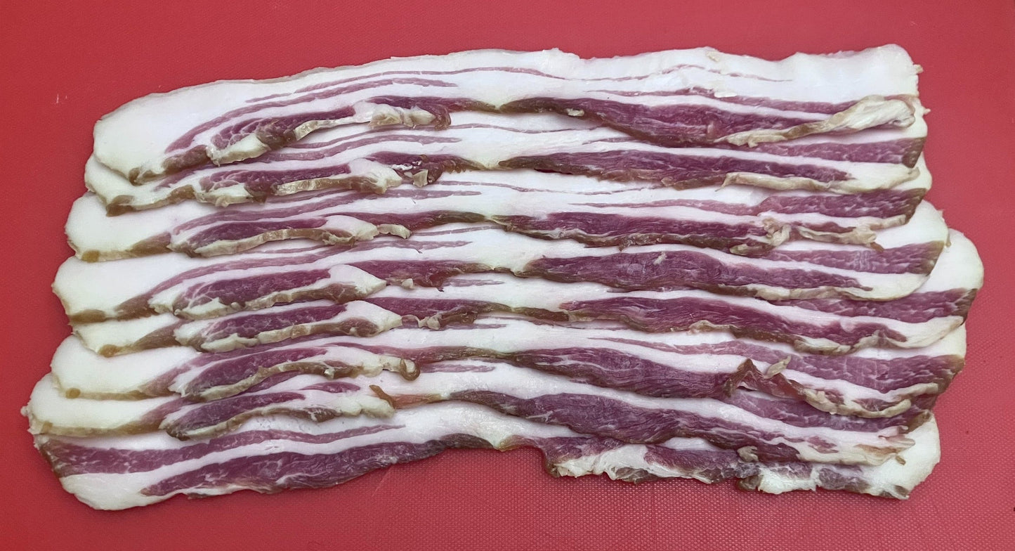 Thick Sliced Traditional Dry Cured Streaky Bacon